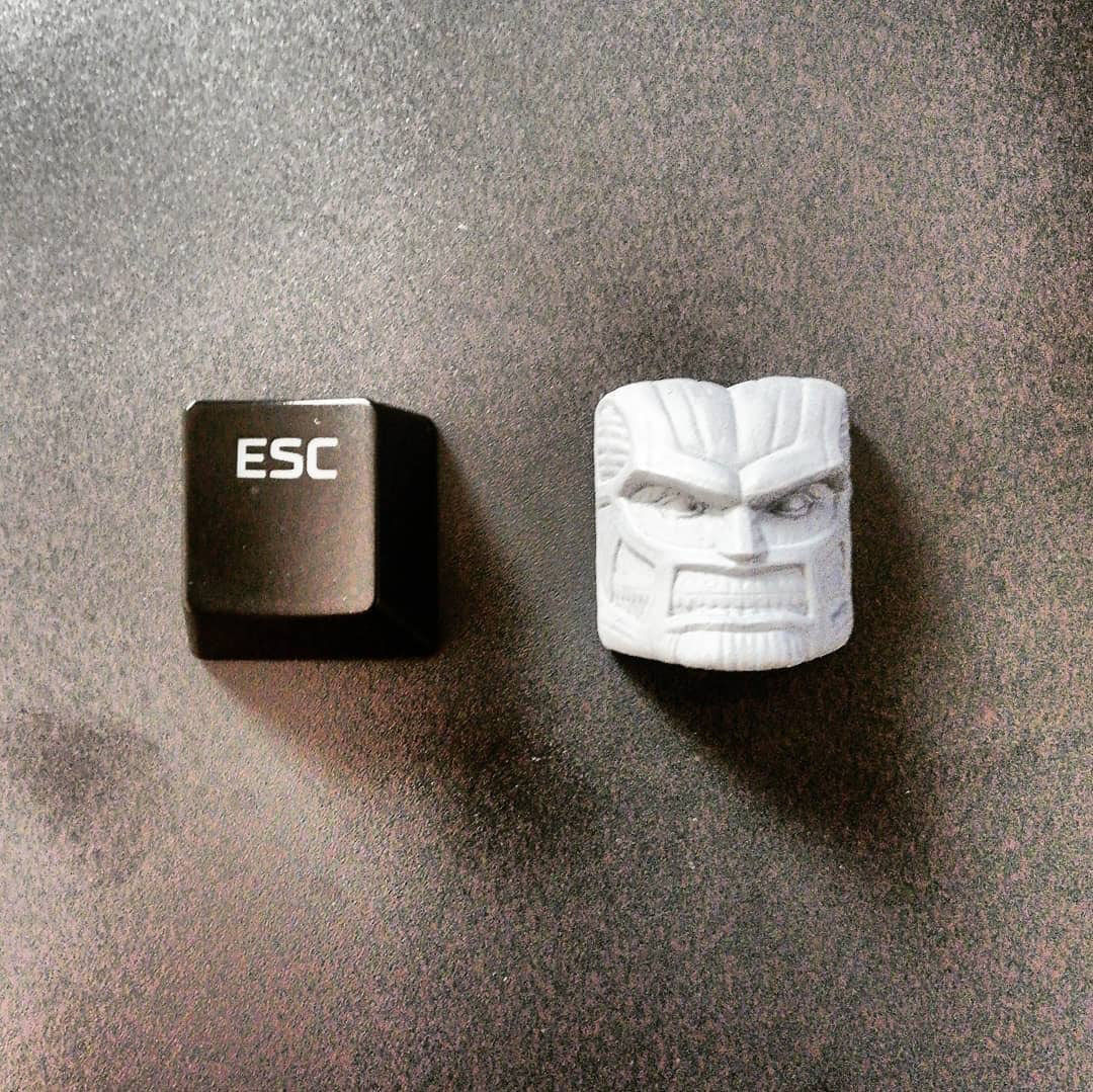 Colossal Titan - Keycap 3D mechanical keyboard - Attack on Titan 3D print model_4
