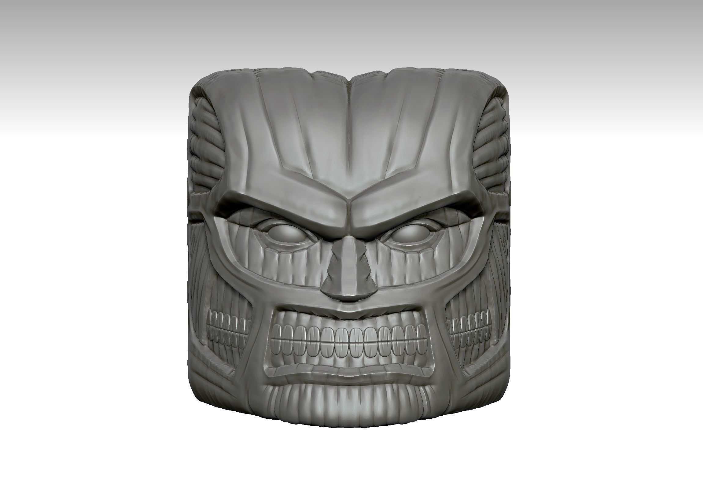 Colossal Titan - Keycap 3D mechanical keyboard - Attack on Titan 3D print model_8