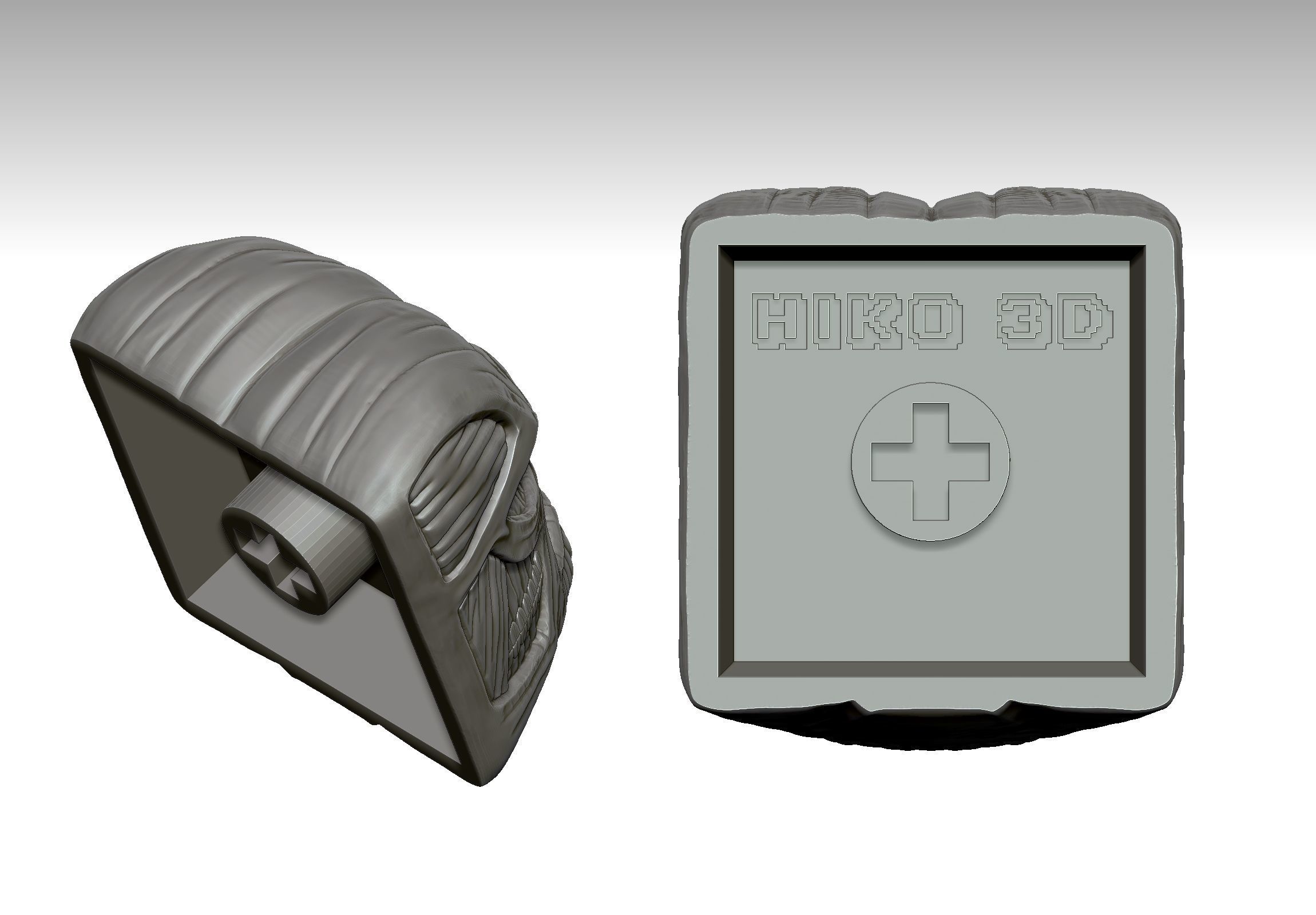 Colossal Titan - Keycap 3D mechanical keyboard - Attack on Titan 3D print model_16