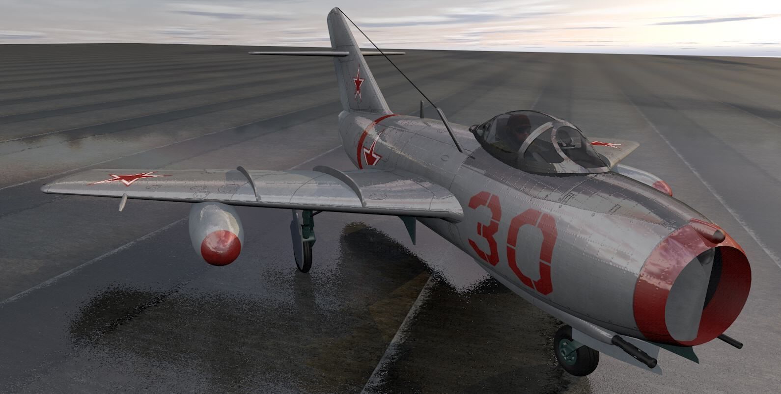Mikoyan-Gurevich MIG-15 Fagot 3D model_7