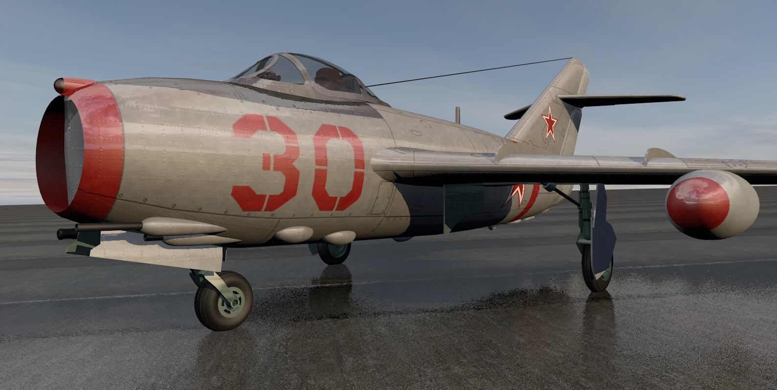 Mikoyan-Gurevich MIG-15 Fagot 3D model_10