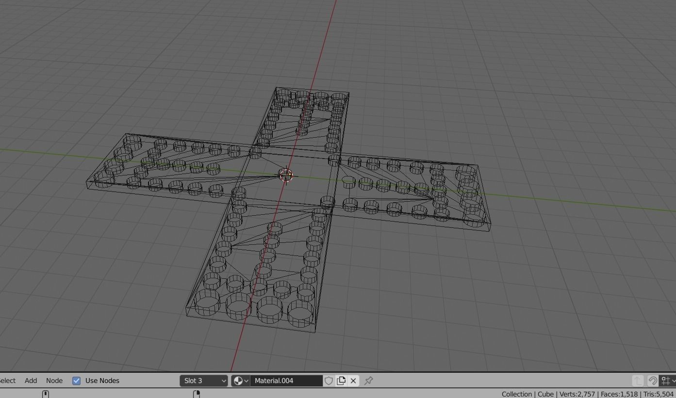 Ludo Board Or Aggravation Board Low-poly 3D model_4