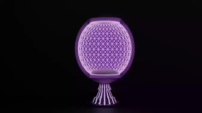 Eggchair lamp
