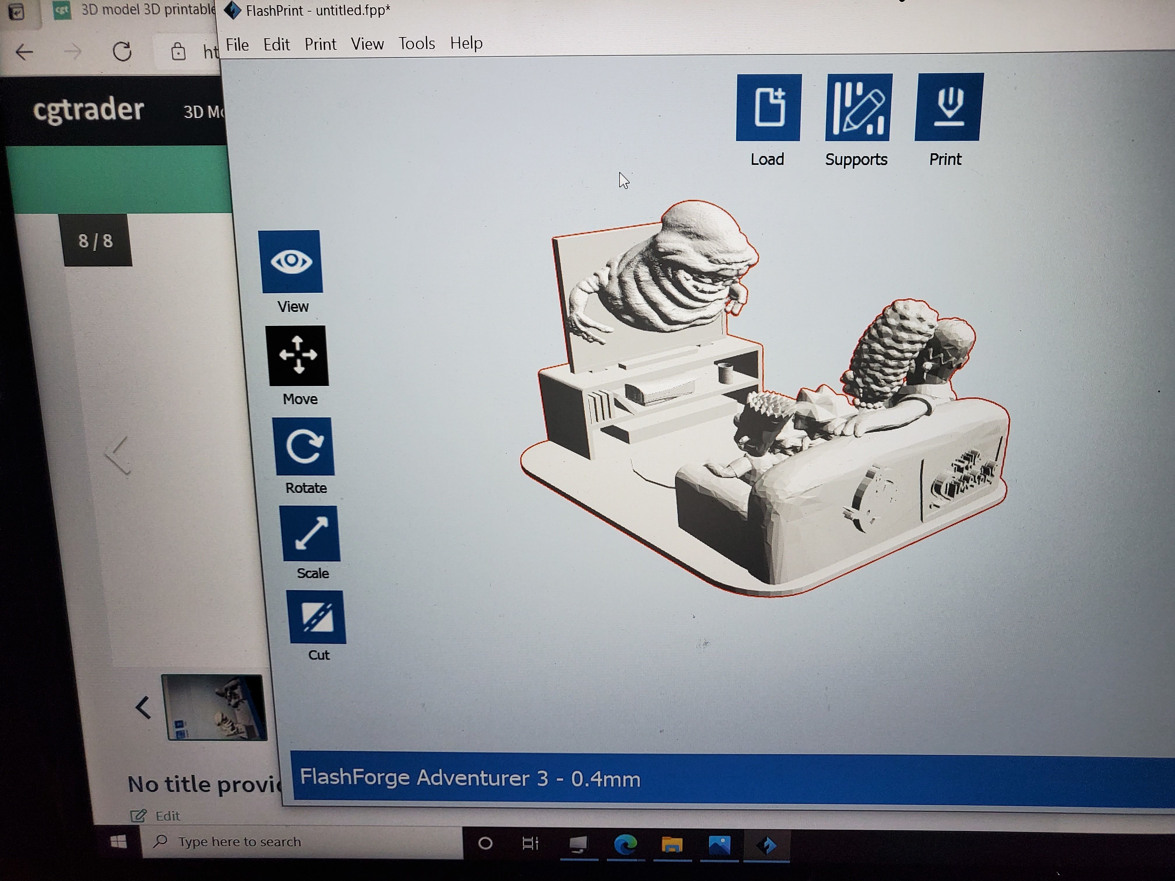 ghostbusters Simpson bust 3D print model_8
