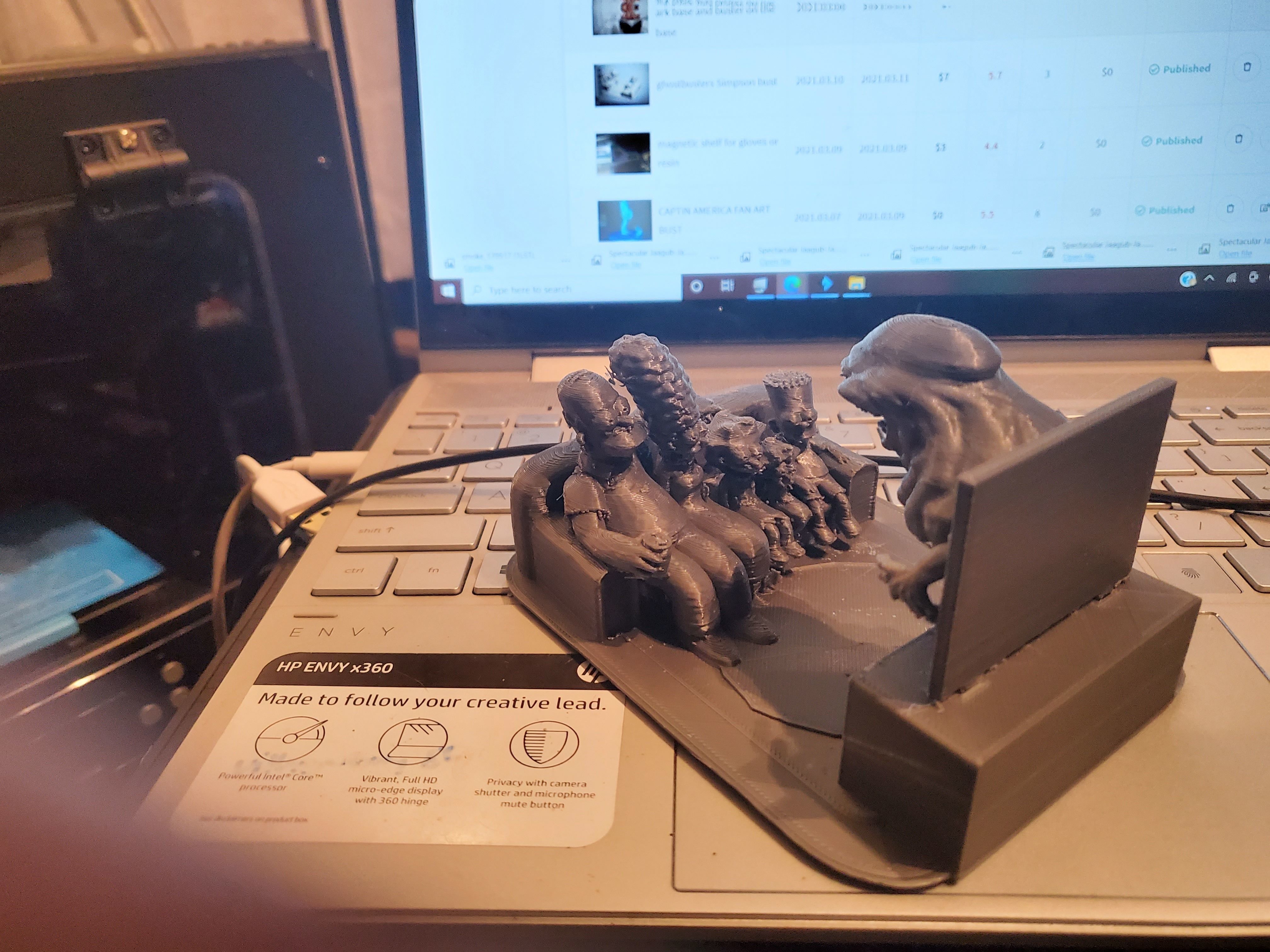 ghostbusters Simpson bust 3D print model_14