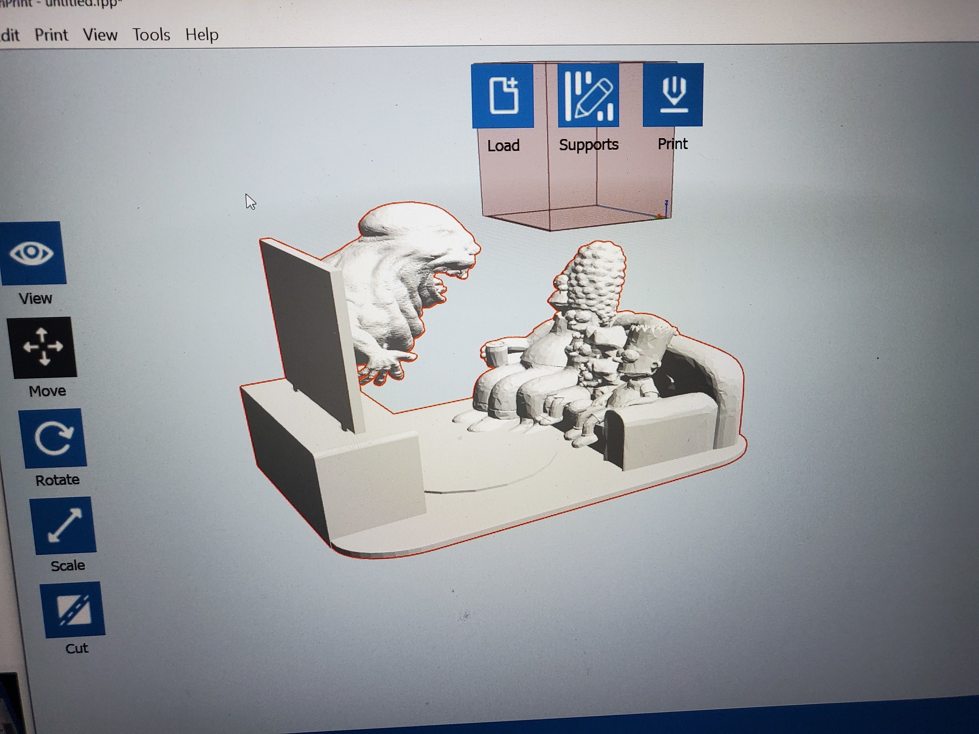 ghostbusters Simpson bust 3D print model_17