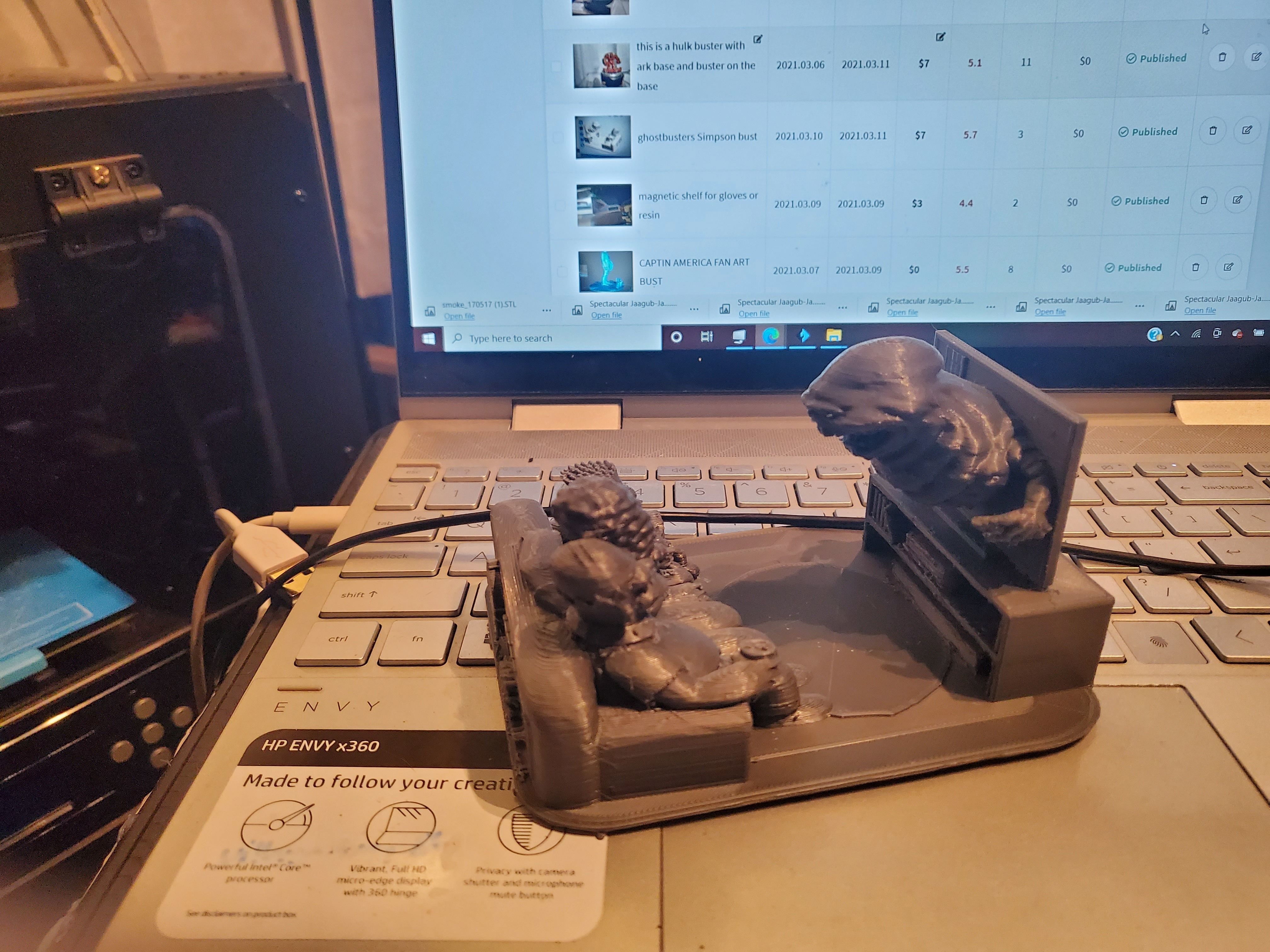 ghostbusters Simpson bust 3D print model_13