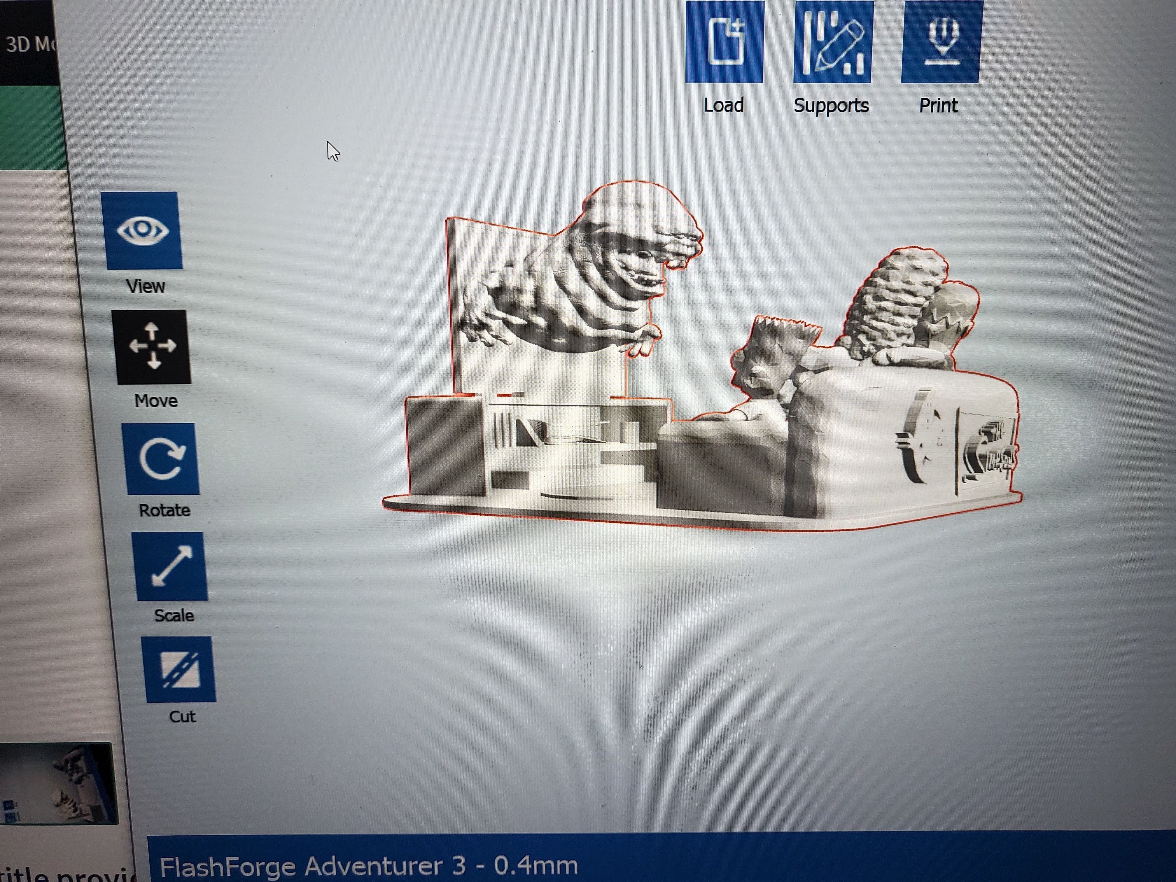 ghostbusters Simpson bust 3D print model_18