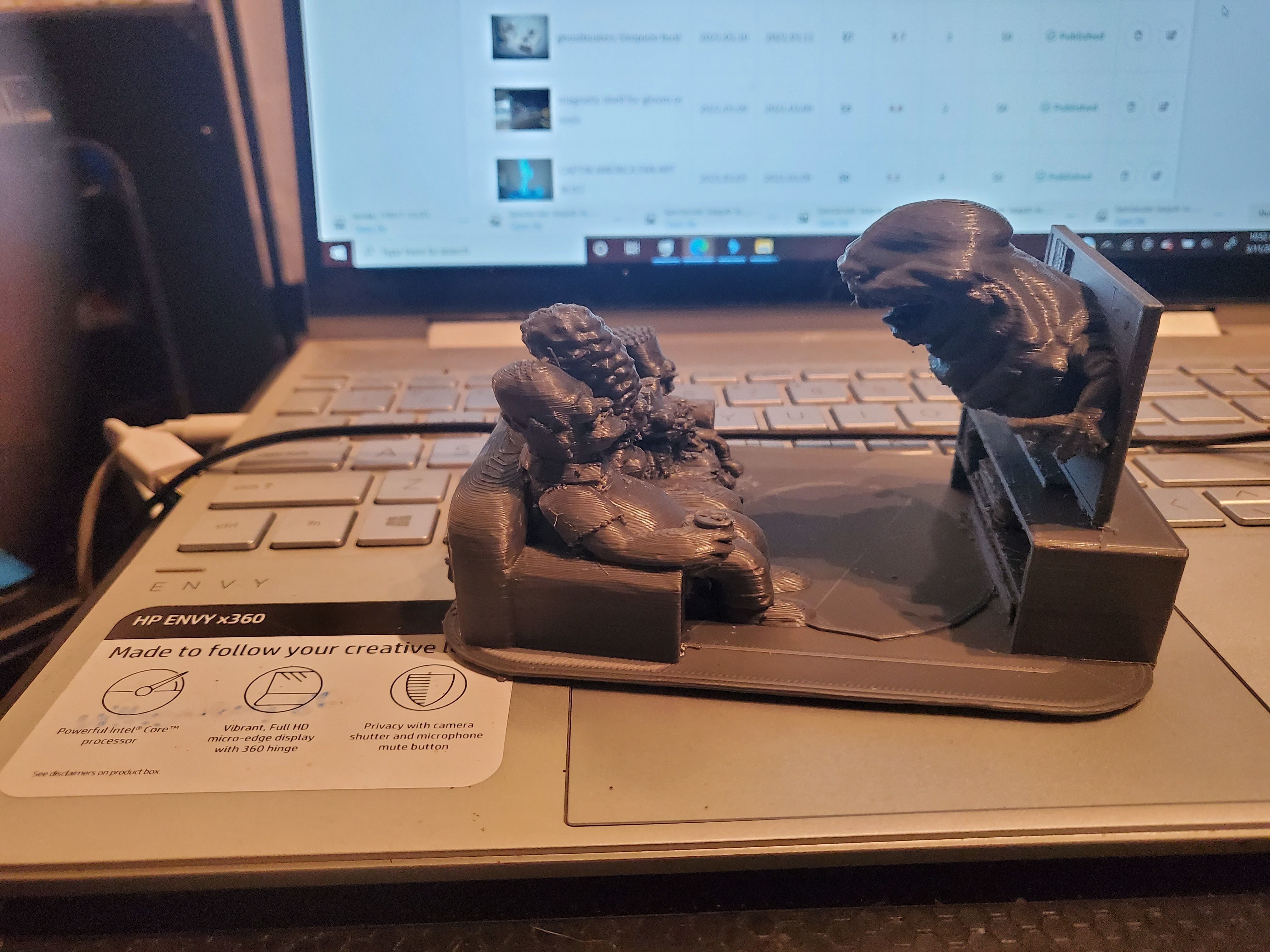 ghostbusters Simpson bust 3D print model_5