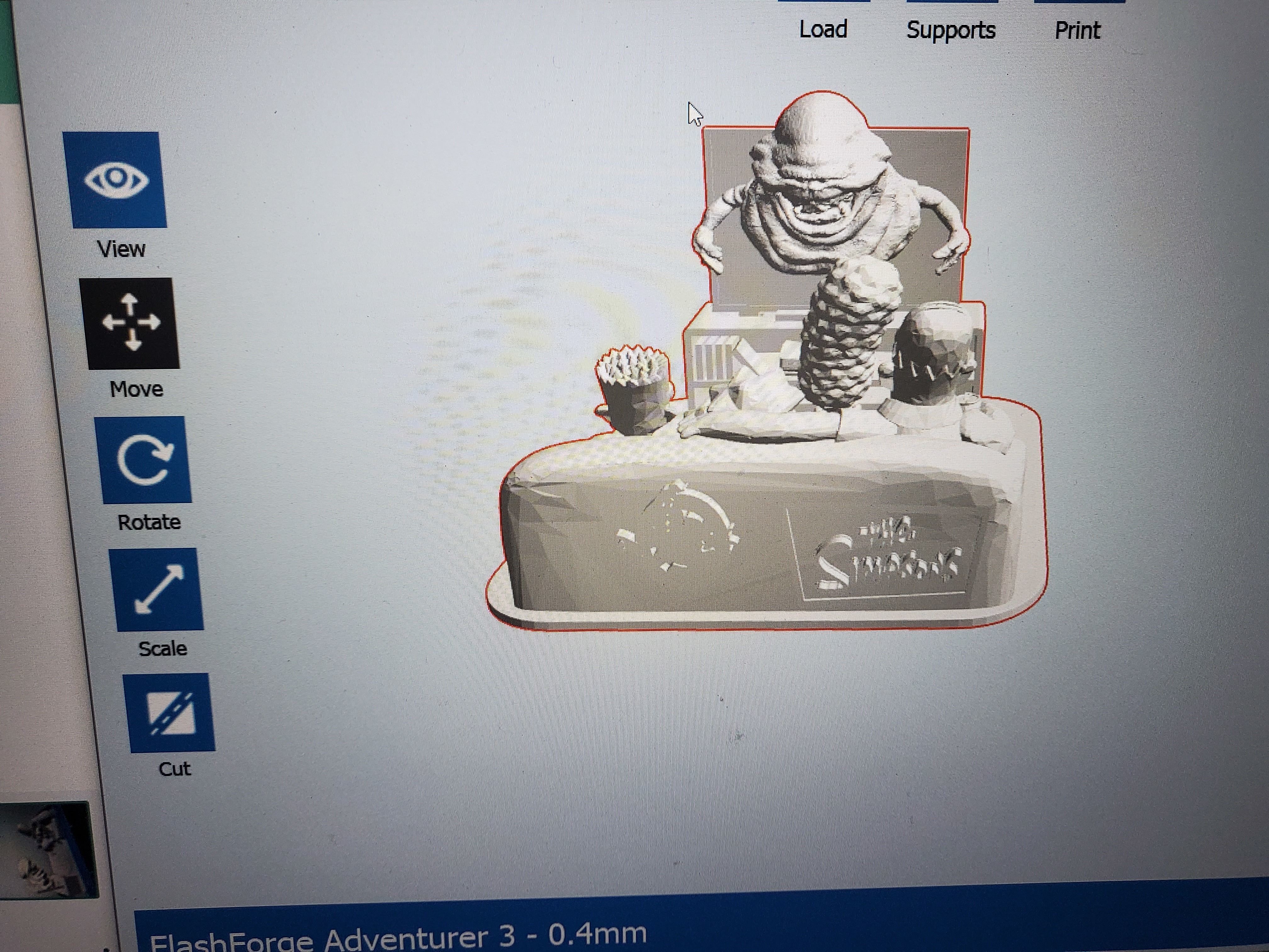 ghostbusters Simpson bust 3D print model_9