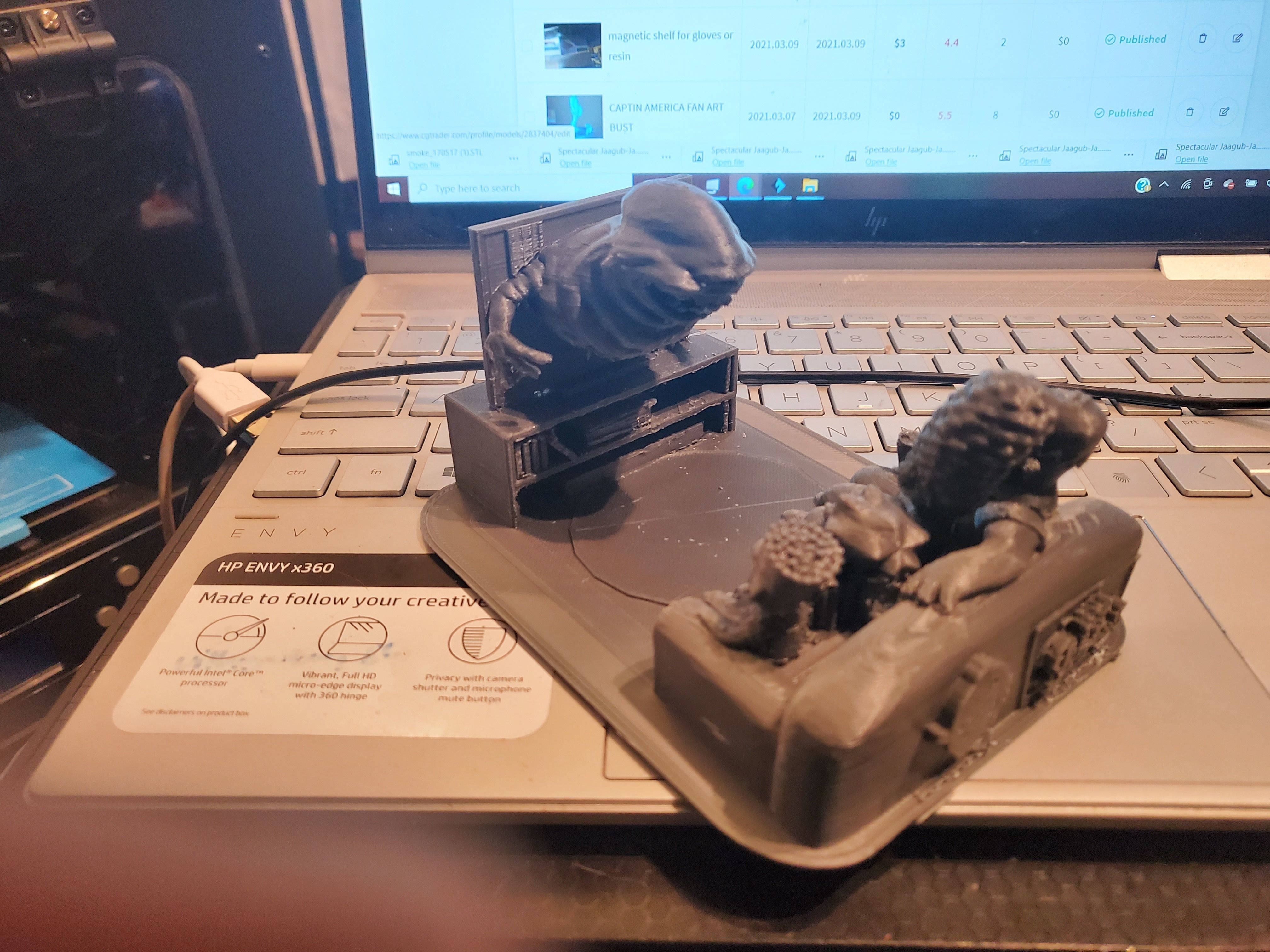 ghostbusters Simpson bust 3D print model_4