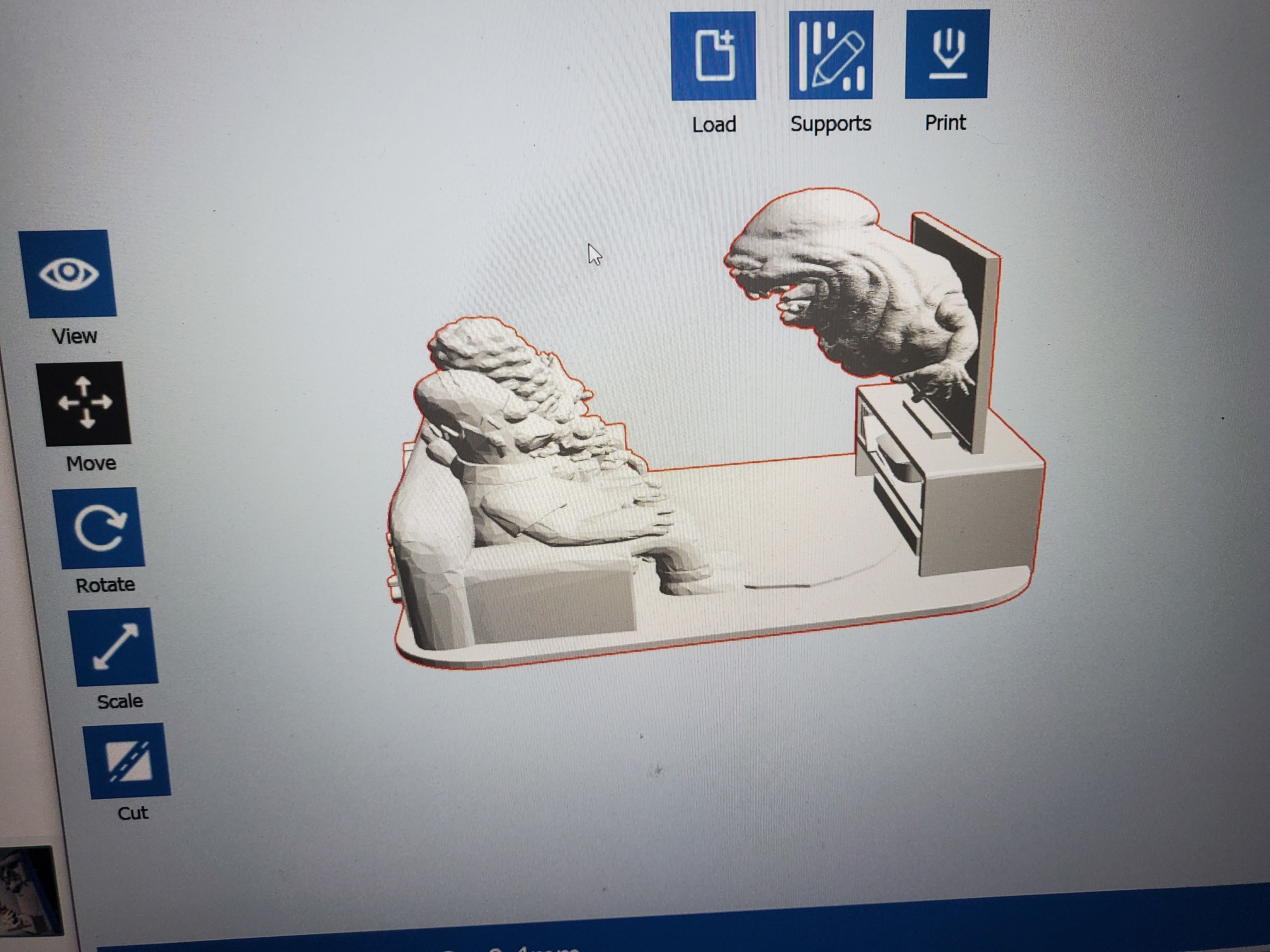 ghostbusters Simpson bust 3D print model_11