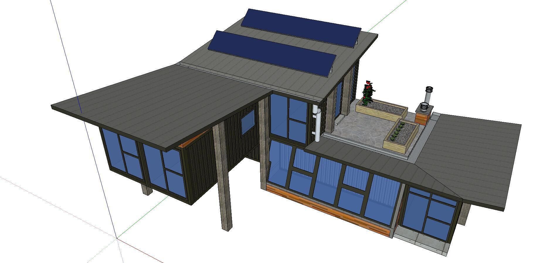 City Simple Art Building-Container-0123 3D model_4