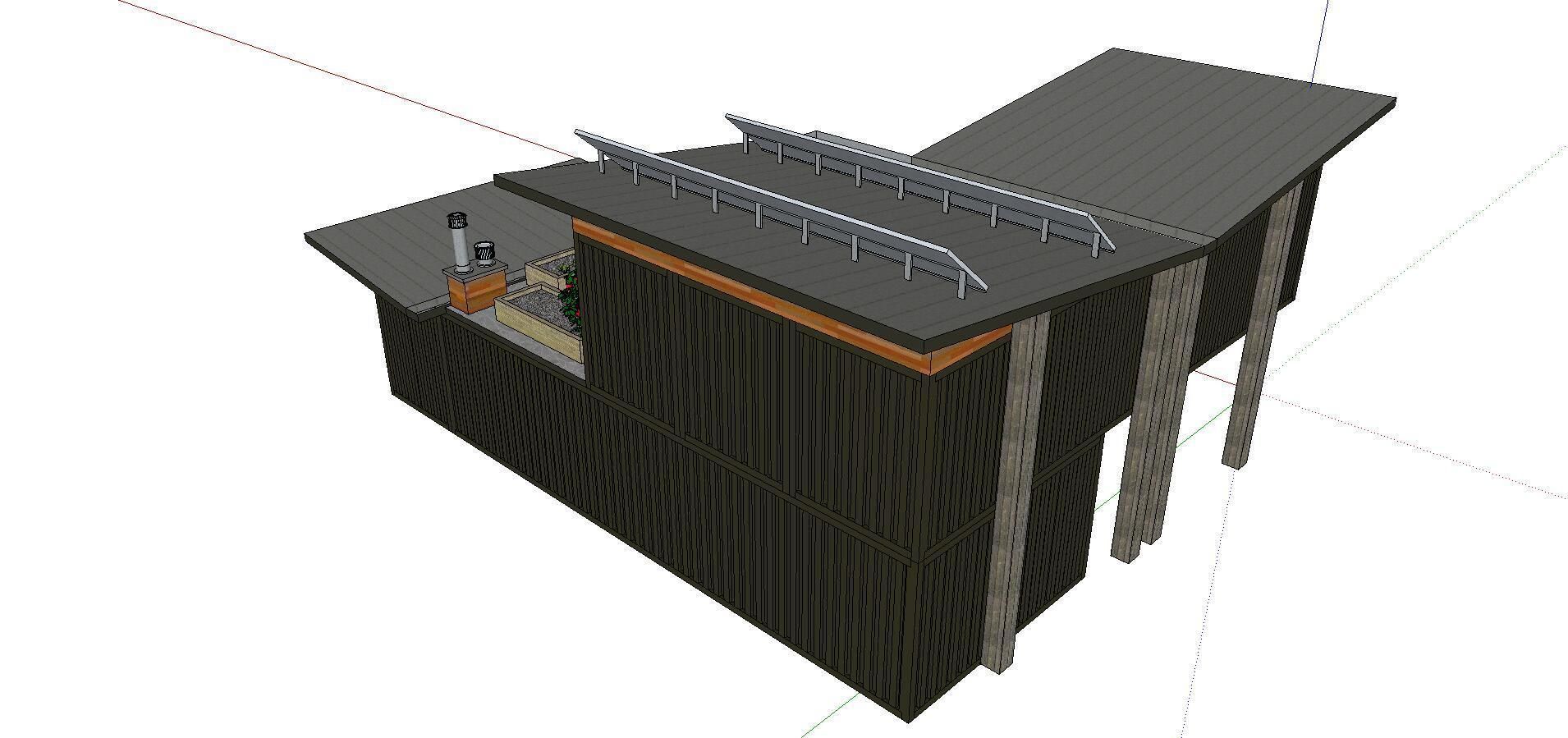 City Simple Art Building-Container-0123 3D model_3