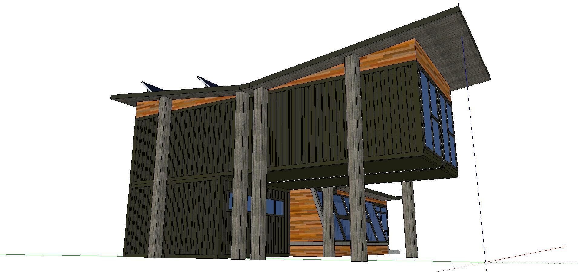 City Simple Art Building-Container-0123 3D model_2