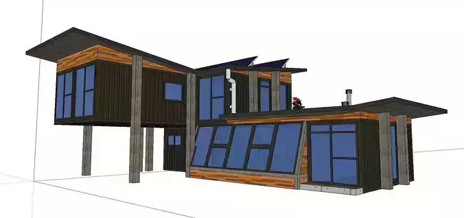 City Simple Art Building-Container-0123