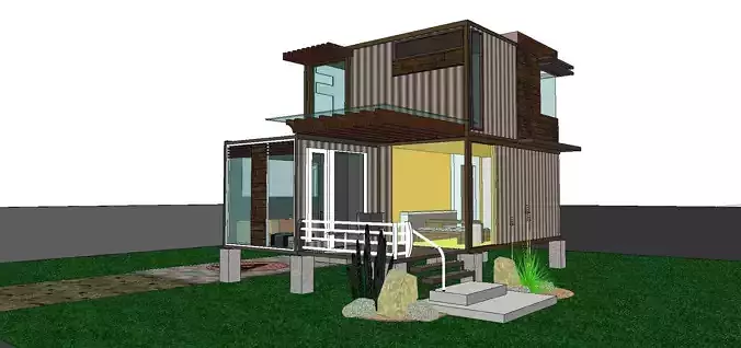 City Simple Art Building-Container-0129