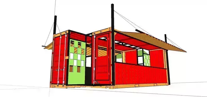 City Simple Art Building-Container-0132