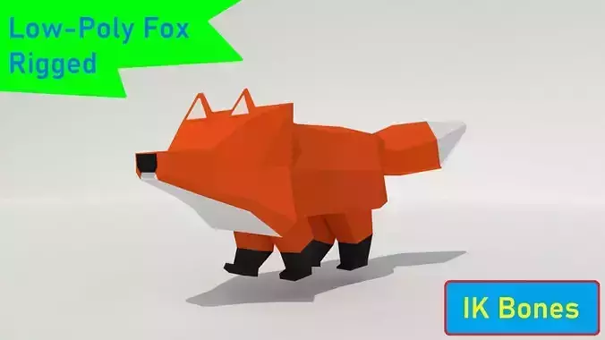 Low-Poly Fox Animation Rig