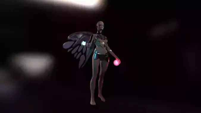 Sci-Fi  Angel Free 3D model