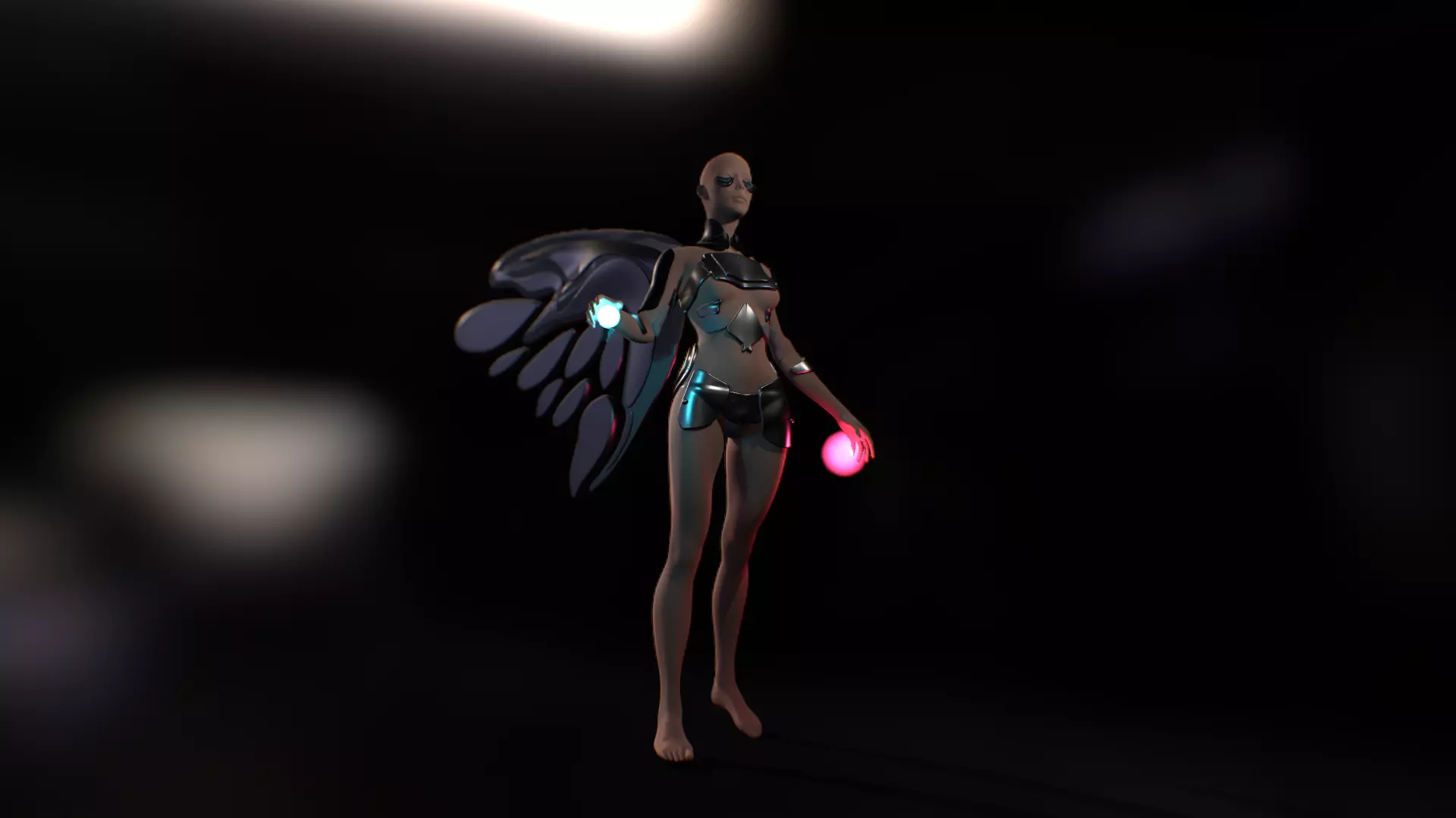 Sci-Fi Angel Free 3D model
