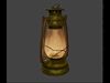 Low-poly kerosene lamp Low-poly 3D model_1