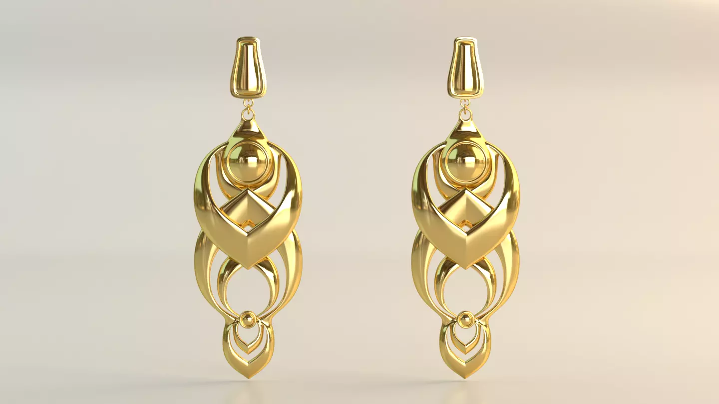 Ear Rings 3D model_0