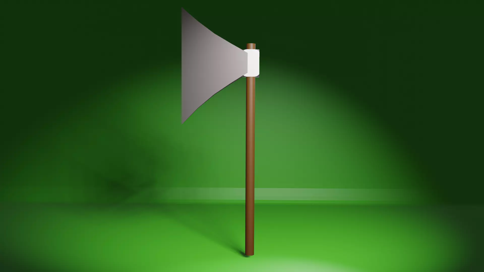 battle axe Low-poly 3D model