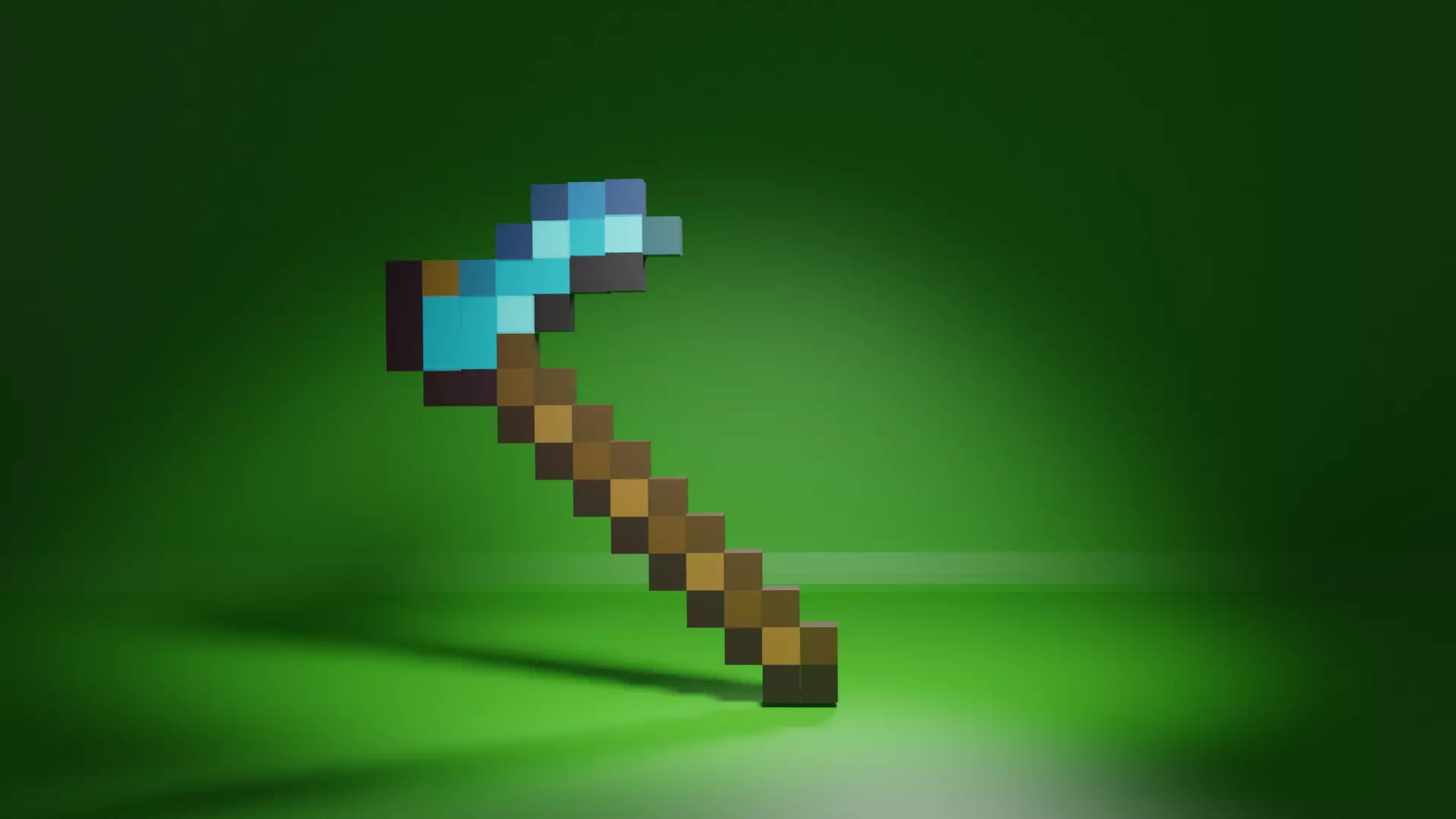 weapon axe Low-poly 3D model_0