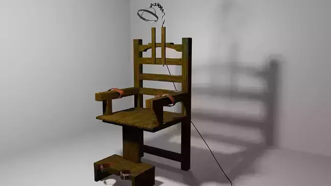 Electric Chair Silla Electrica Model 3D