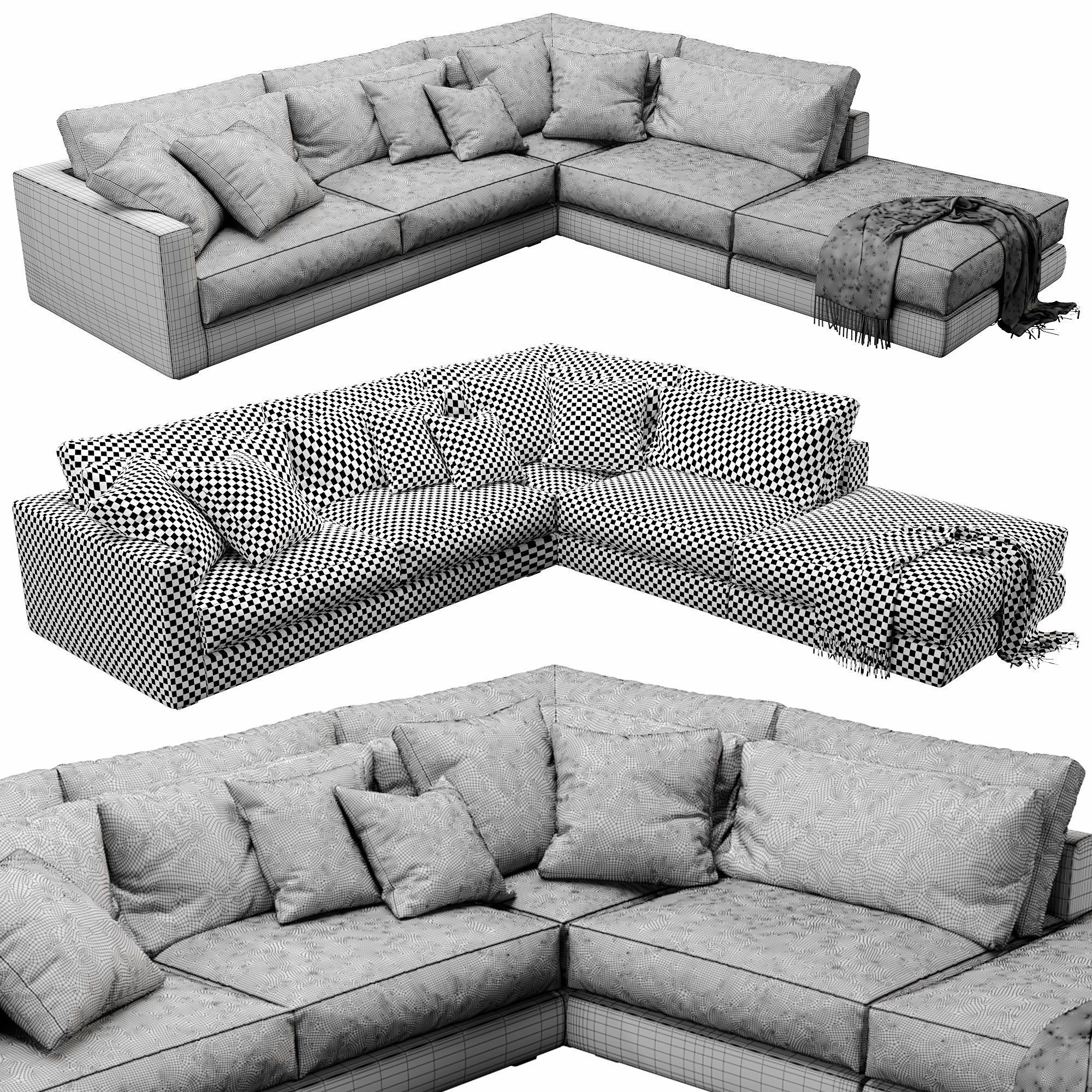 Linteloo Mauro Sectional 3D model_14