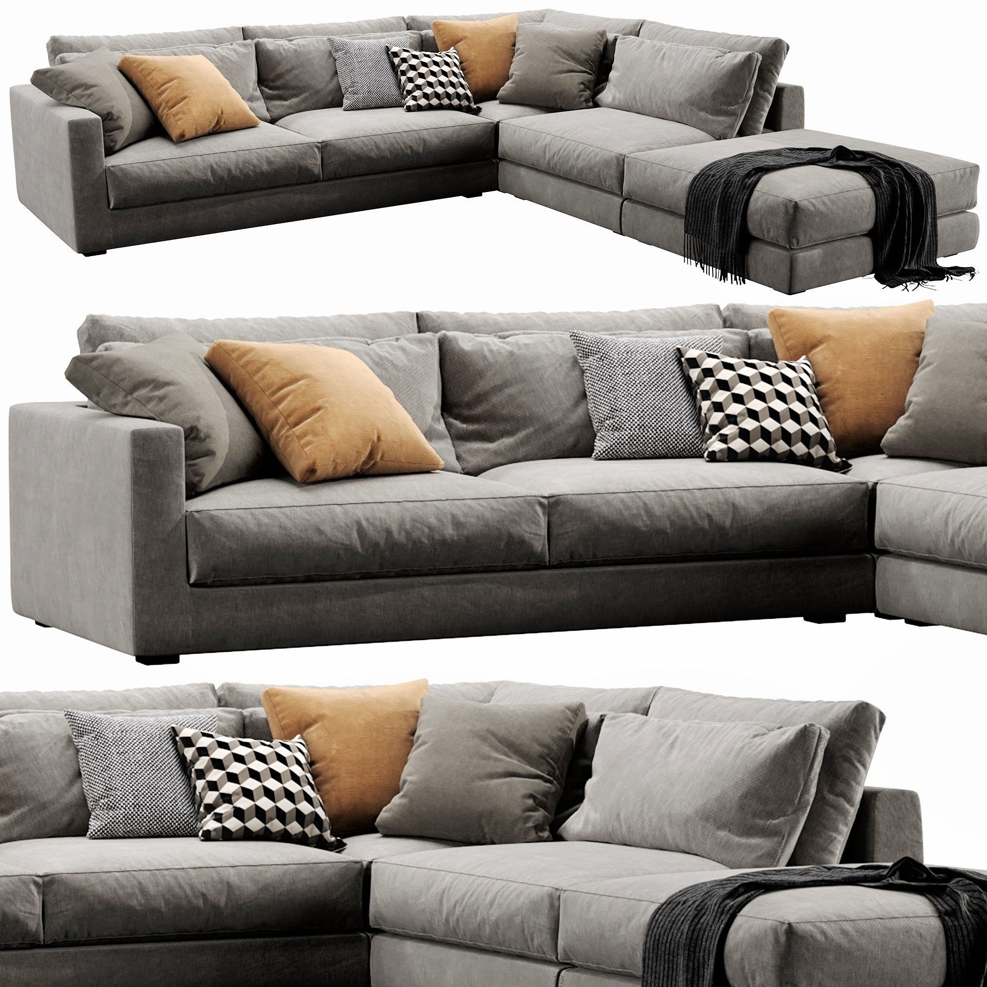 Linteloo Mauro Sectional 3D model_3