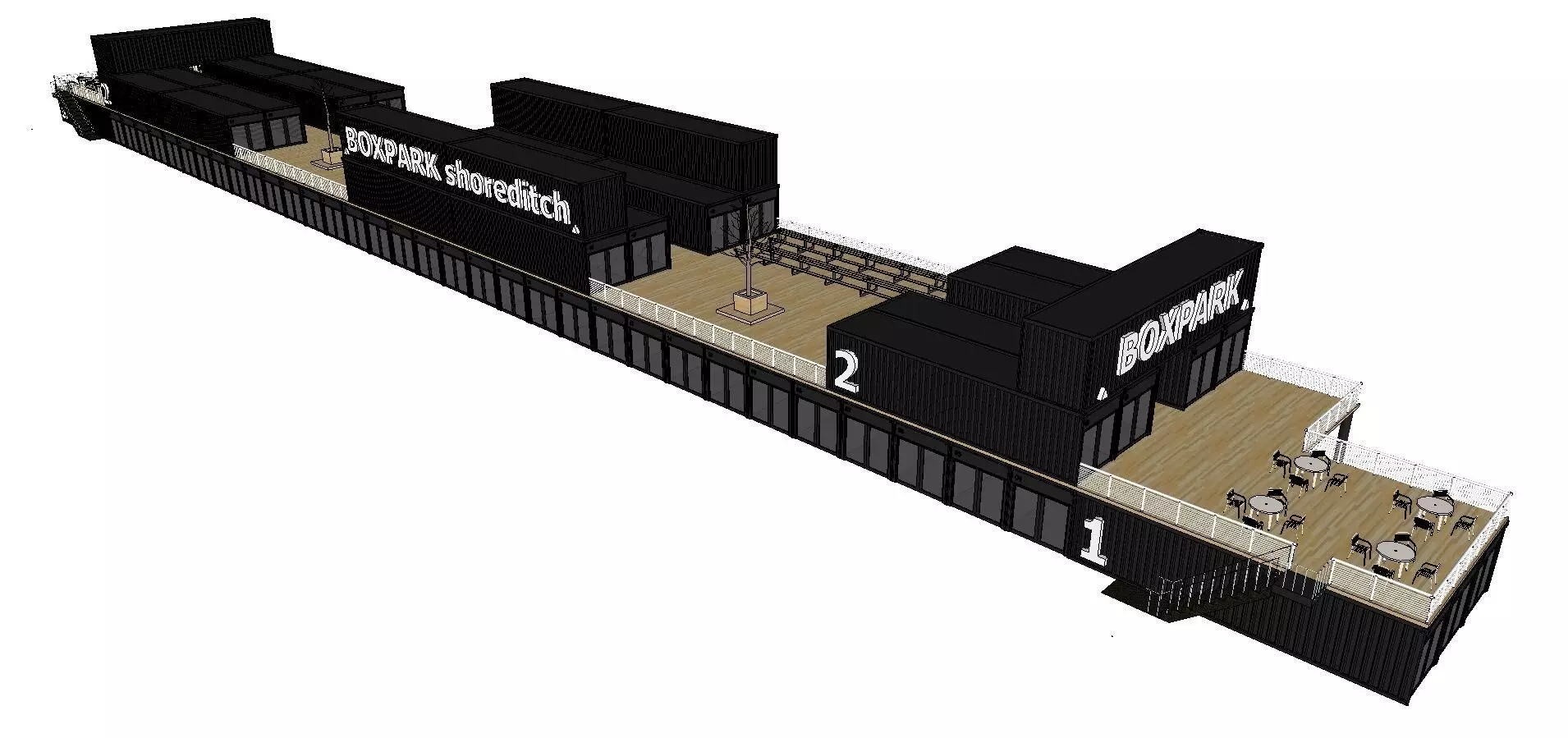 City Simple Art Building-Container-0134 3D model_0