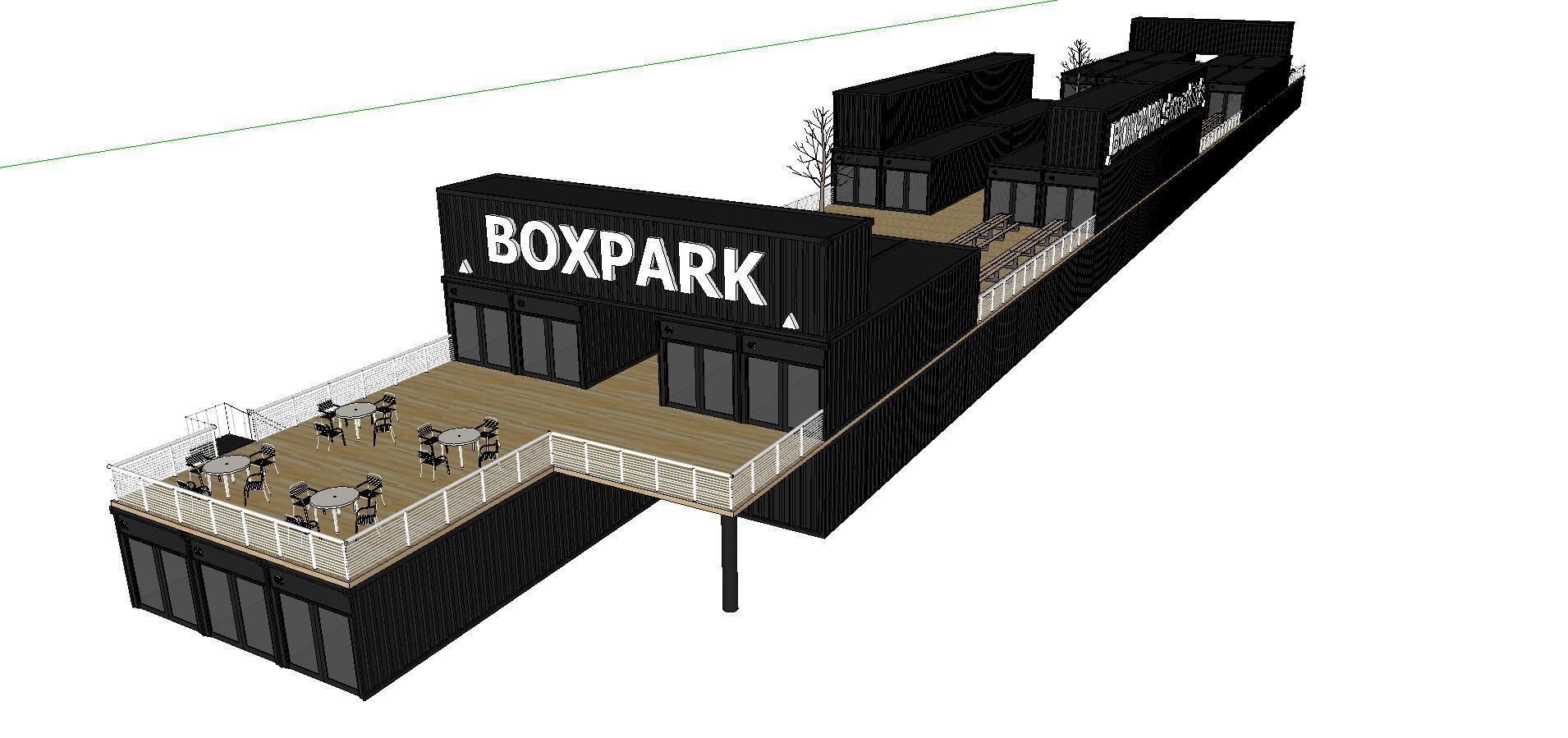 City Simple Art Building-Container-0134 3D model_1