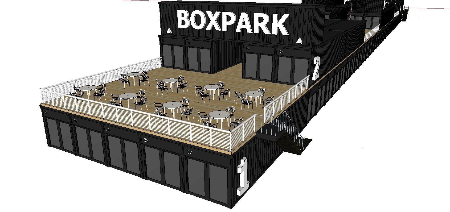 City Simple Art Building-Container-0134 3D model_3