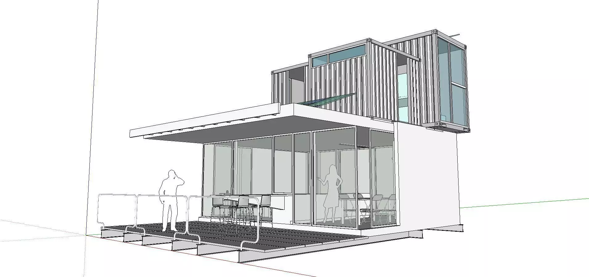 City Simple Art Building-Container-0135 3D model_0