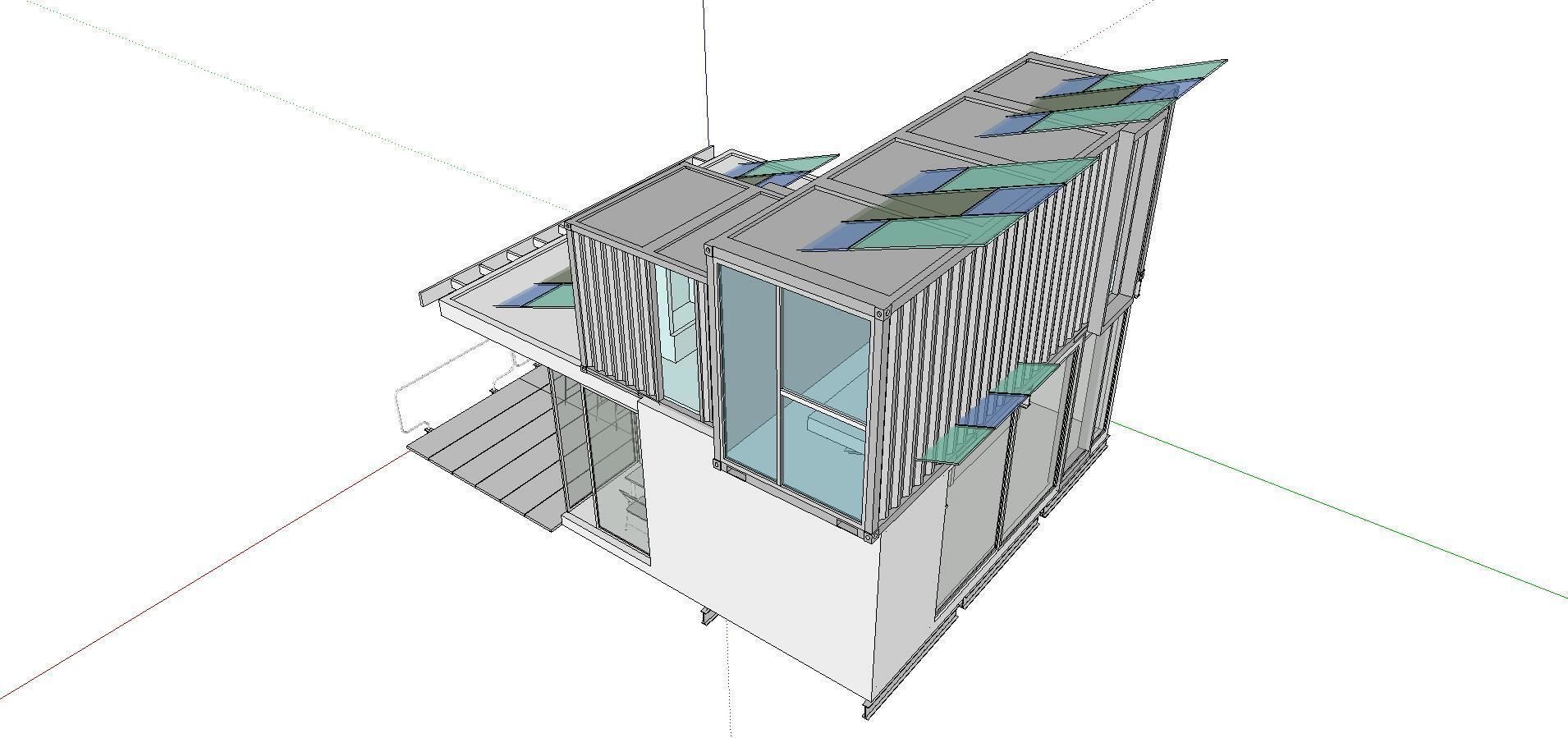 City Simple Art Building-Container-0135 3D model_3