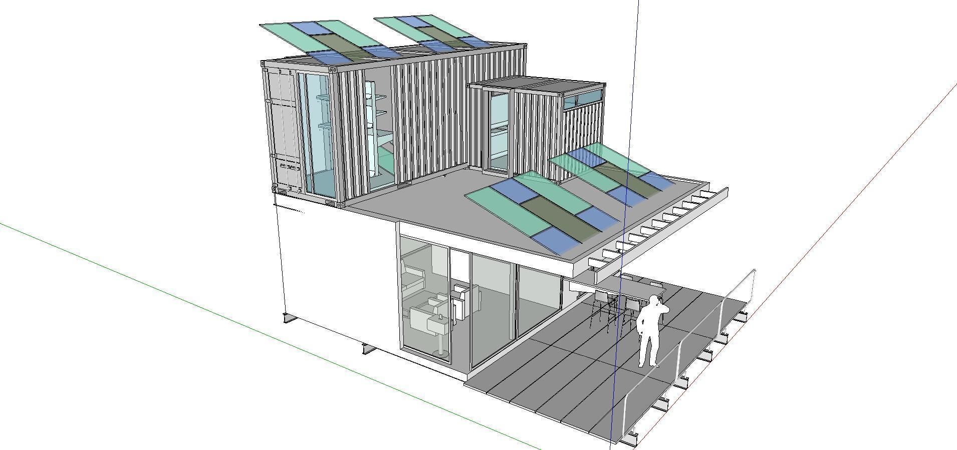 City Simple Art Building-Container-0135 3D model_4