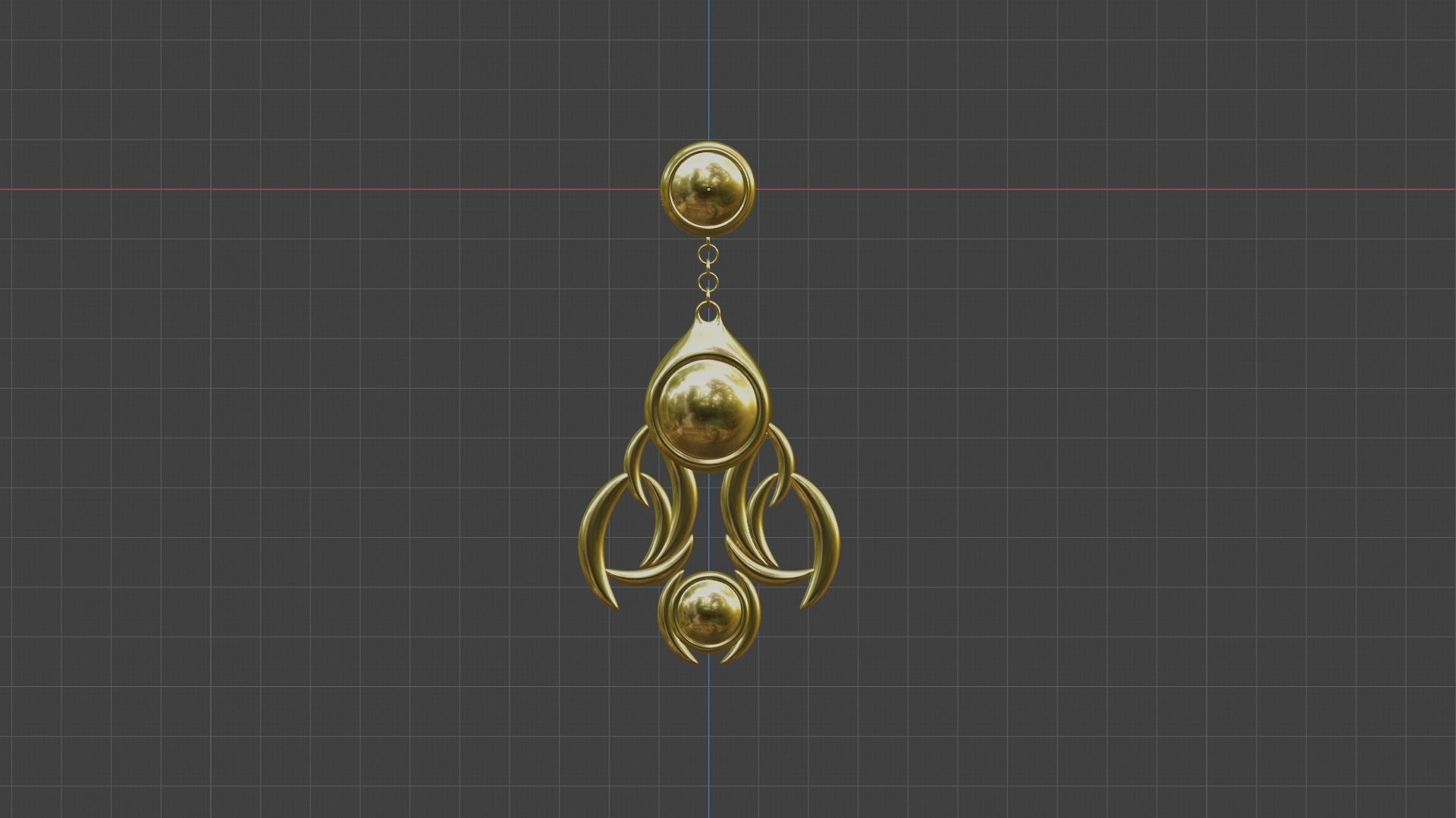 Ear Rings 3D model_1