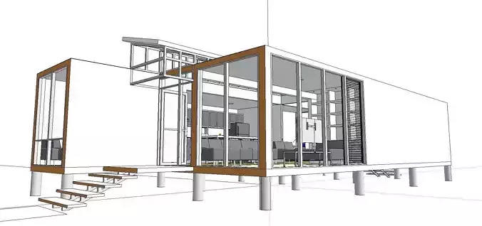 City Simple Art Building-Container-0142