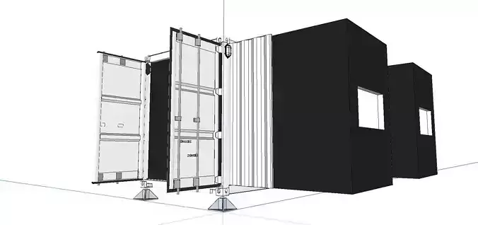 City Simple Art Building-Container-0144