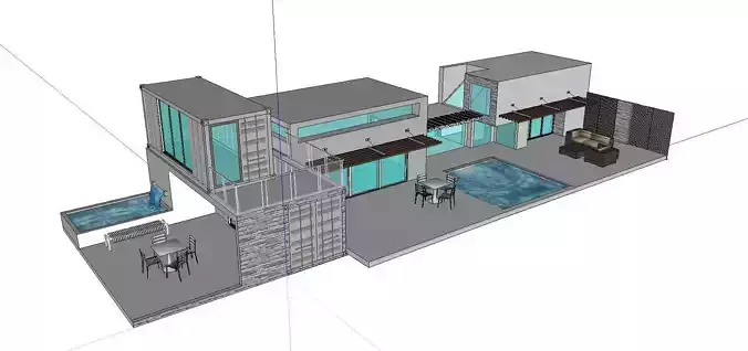 City Simple Art Building-Container-0145