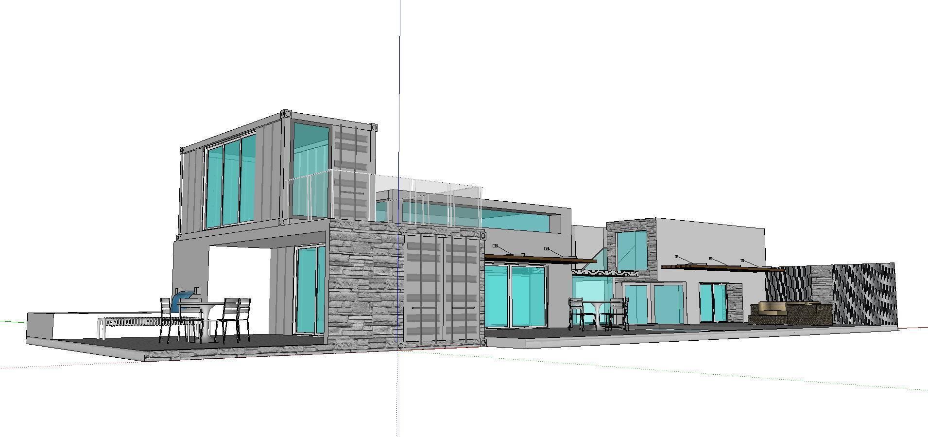 City Simple Art Building-Container-0145 3D model_1