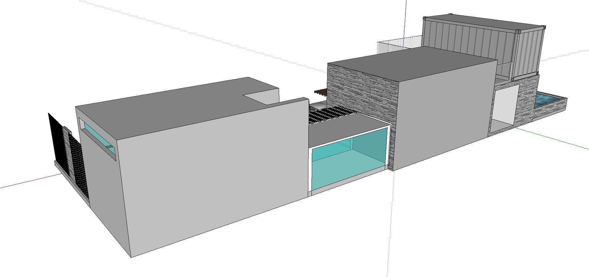 City Simple Art Building-Container-0145 3D model_3