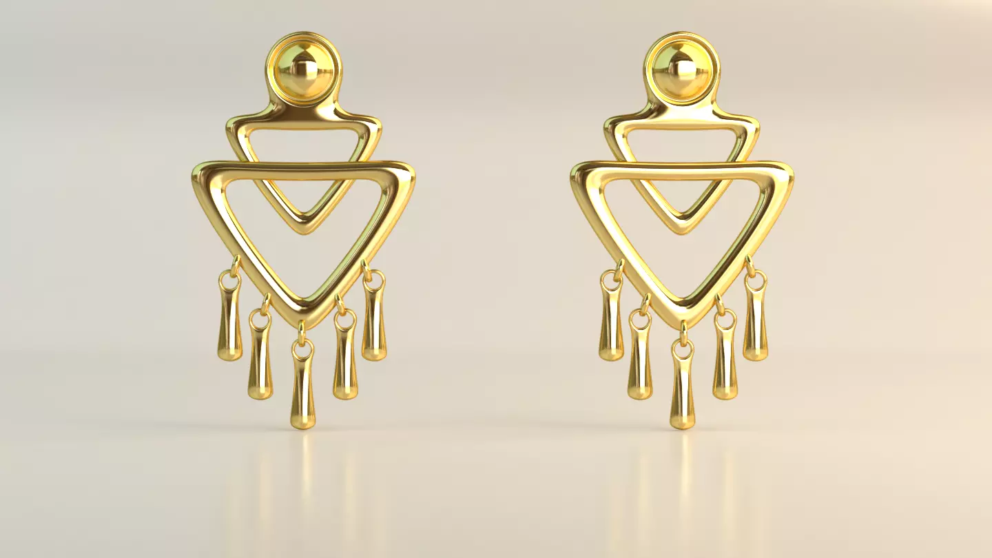 Ear Rings 3D model_0