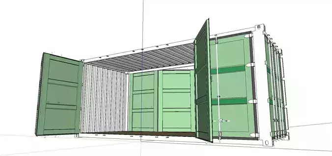 City Simple Art Building-Container-0151