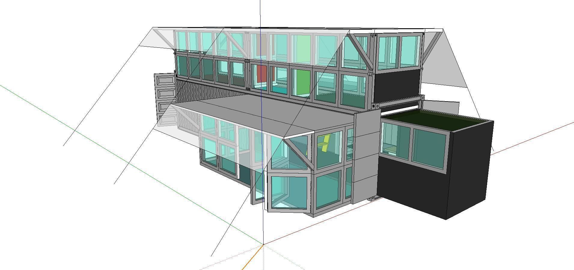 City Simple Art Building-Container-0289 3D model_1