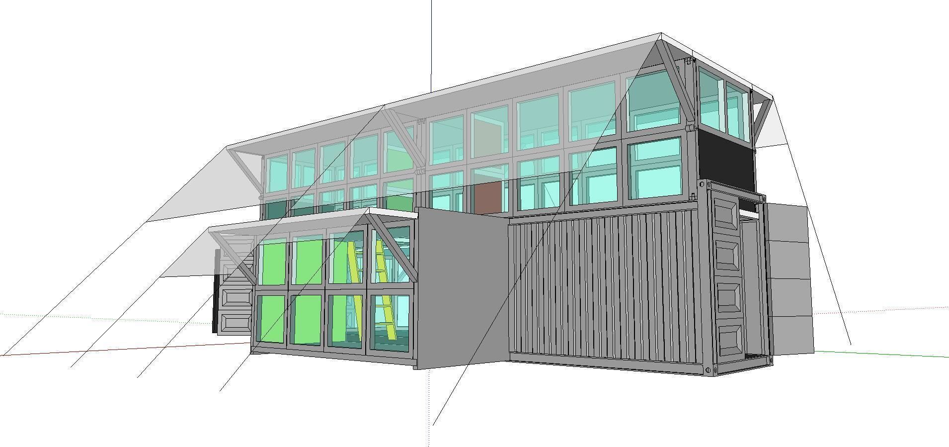 City Simple Art Building-Container-0289 3D model_3