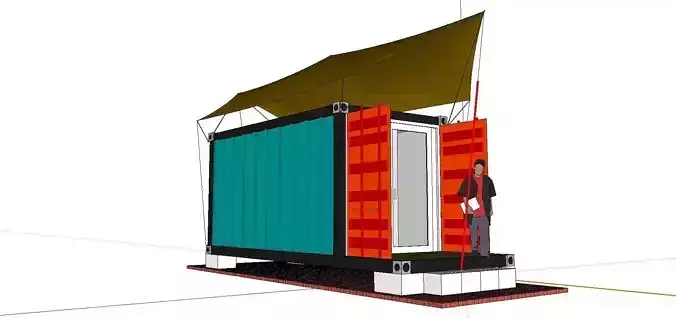 City Simple Art Building-Container-0287