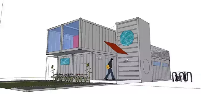 City Simple Art Building-Container-0285